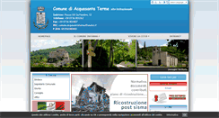 Desktop Screenshot of comune.acquasantaterme.ap.it