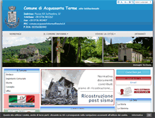 Tablet Screenshot of comune.acquasantaterme.ap.it